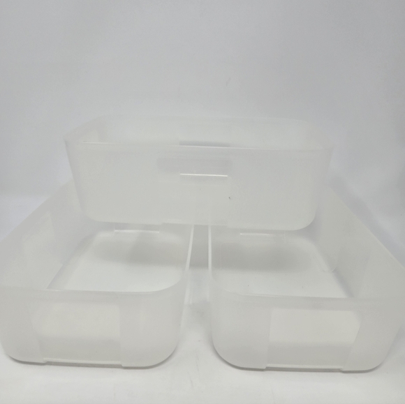 NOS VINTAGE TUPPERWARE FREEZER MATES SET OF 14 PIECES PURPLE LIDS 1990S STORAGE - Picture 10 of 15